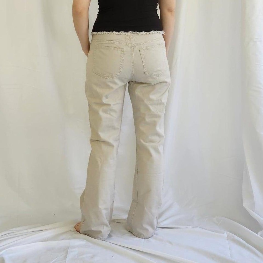 Y2K Low Rise Khakis - Picture 3 of 4